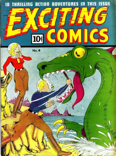 Cover for Exciting Comics (Pines, 1940 series) #v2#1 (4)