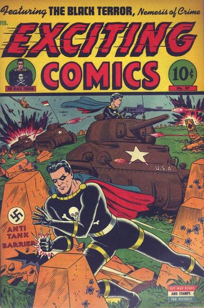 Cover for Exciting Comics (Pines, 1940 series) #37