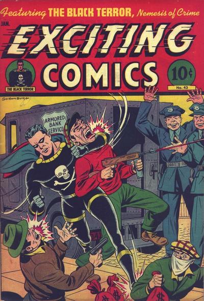 Cover for Exciting Comics (Pines, 1940 series) #43