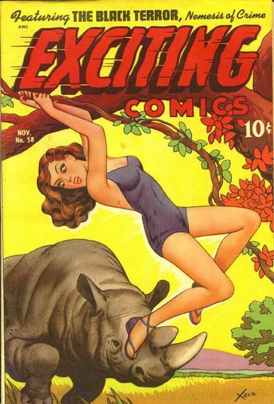 Cover for Exciting Comics (Pines, 1940 series) #58