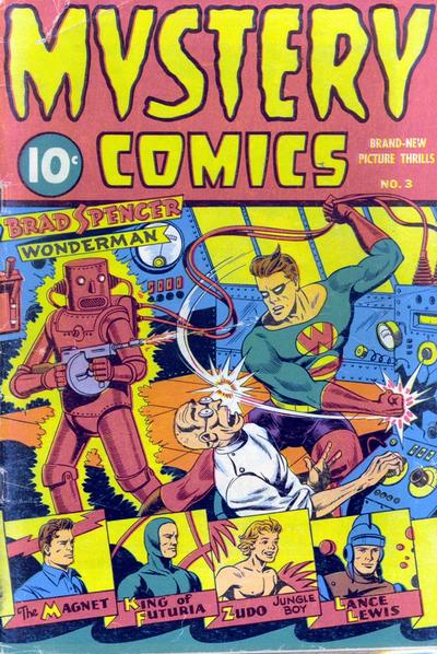 Cover for Mystery Comics (Pines, 1944 series) #3