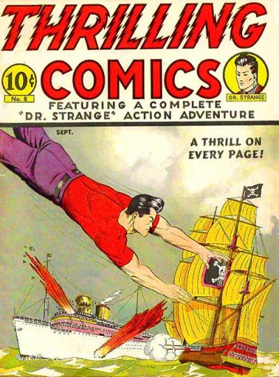 Cover for Thrilling Comics (Pines, 1940 series) #v3#2 (8)