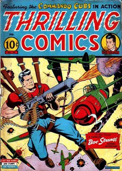 Cover for Thrilling Comics (Pines, 1940 series) #40