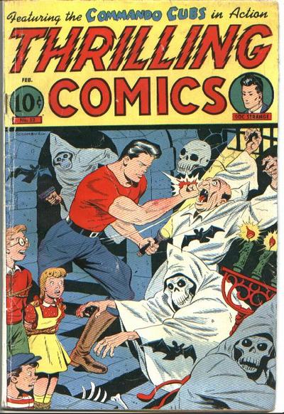 Cover for Thrilling Comics (Pines, 1940 series) #52