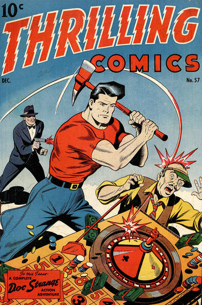 Cover for Thrilling Comics (Pines, 1940 series) #57