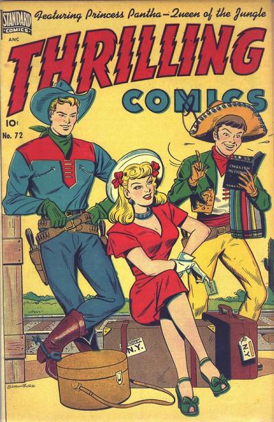 Cover for Thrilling Comics (Pines, 1940 series) #72