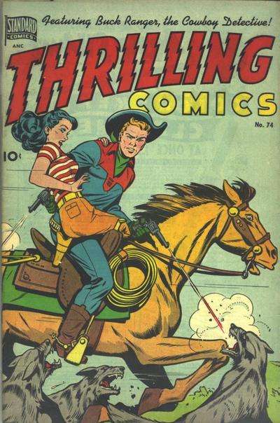 Cover for Thrilling Comics (Pines, 1940 series) #74