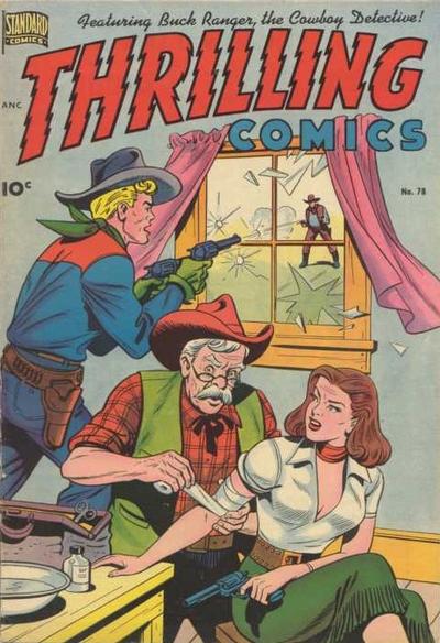 Cover for Thrilling Comics (Pines, 1940 series) #78