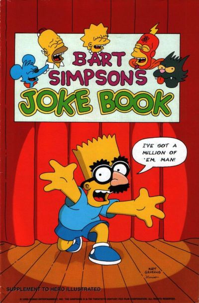 Cover for Bart's Joke Book Hero Illustrated Special (Bongo, 1995 series) 