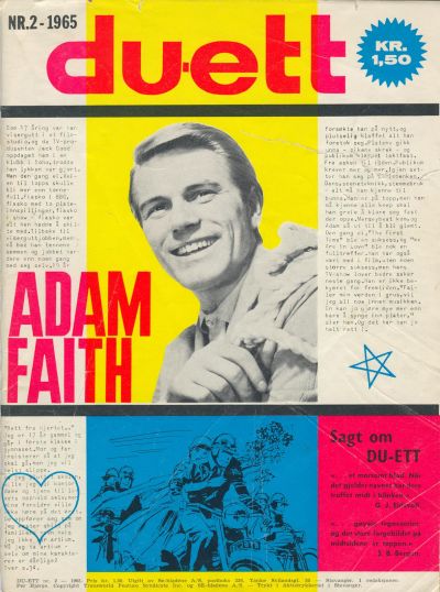 Cover for Du-ett (Serieforlaget / Se-Bladene / Stabenfeldt, 1964 series) #2/1965