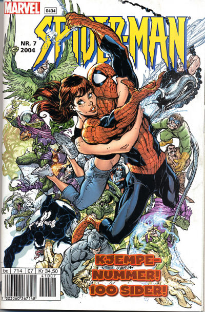 Cover for Spider-Man (Hjemmet / Egmont, 1999 series) #7/2004