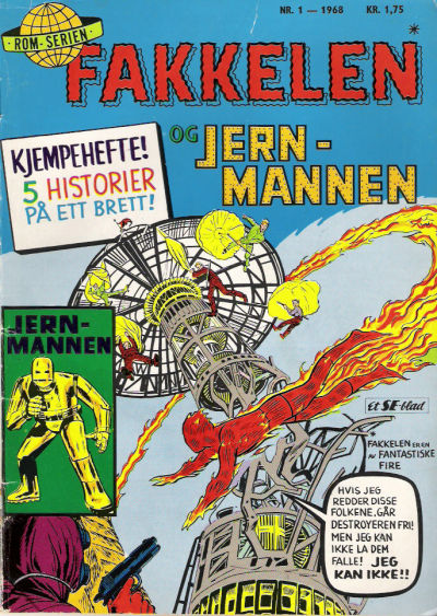 Cover for Fakkelen og Jernmannen (Serieforlaget / Se-Bladene / Stabenfeldt, 1968 series) #1/1968