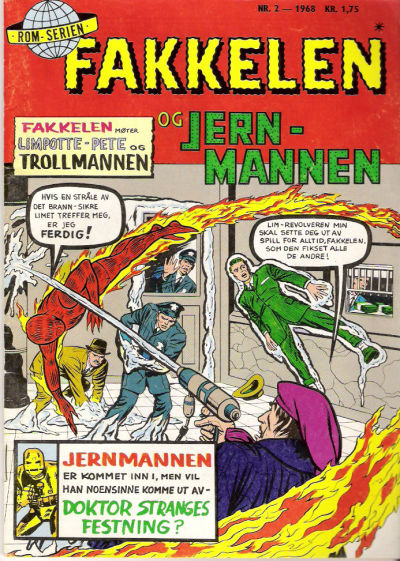 Cover for Fakkelen og Jernmannen (Serieforlaget / Se-Bladene / Stabenfeldt, 1968 series) #2/1968
