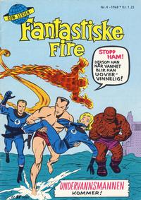Cover Thumbnail for Fantastiske Fire (Serieforlaget / Se-Bladene / Stabenfeldt, 1968 series) #4/1968