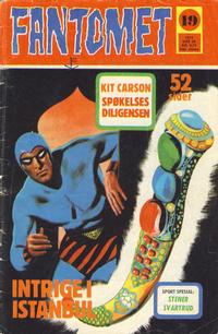 Cover Thumbnail for Fantomet (Nordisk Forlag, 1973 series) #19/1973