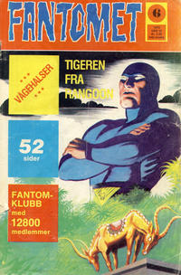 Cover for Fantomet (Nordisk Forlag, 1973 series) #6/1975