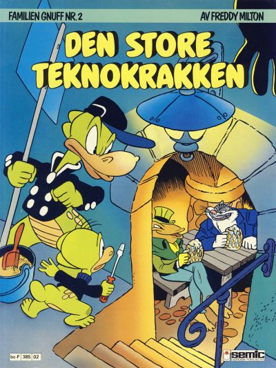 Cover for Familien Gnuff (Semic, 1986 series) #2 - Den store teknokrakken
