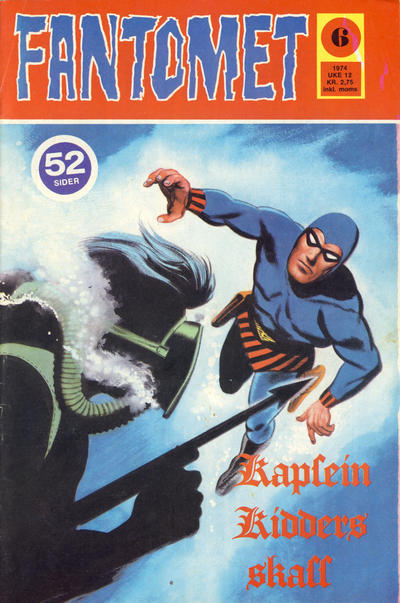 Cover for Fantomet (Nordisk Forlag, 1973 series) #6/1974