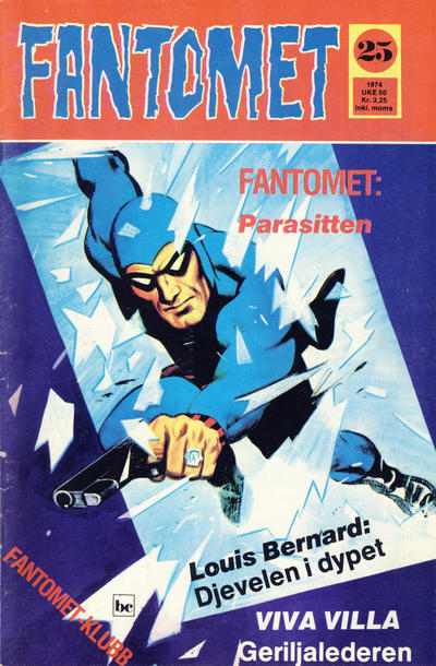 Cover for Fantomet (Nordisk Forlag, 1973 series) #25/1974