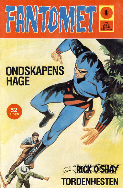 Cover for Fantomet (Nordisk Forlag, 1973 series) #4/1975