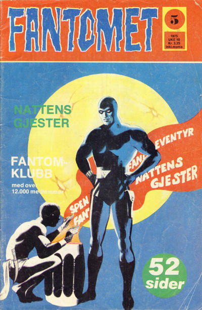 Cover for Fantomet (Nordisk Forlag, 1973 series) #5/1975
