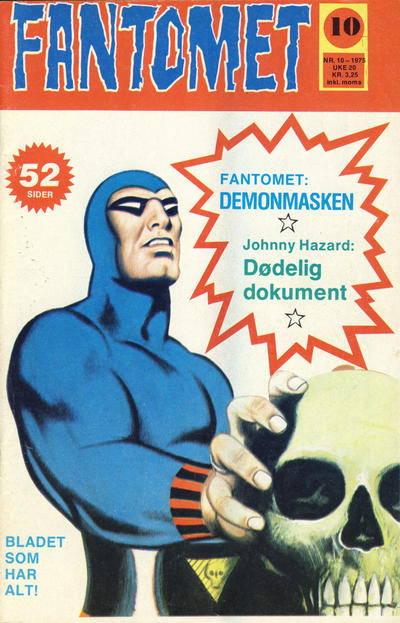 Cover for Fantomet (Nordisk Forlag, 1973 series) #10/1975
