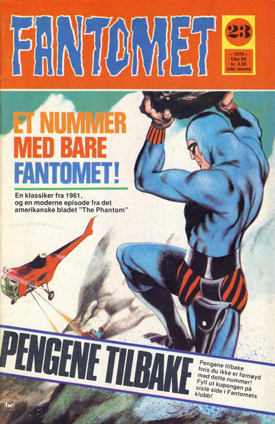 Cover for Fantomet (Nordisk Forlag, 1973 series) #23/1975