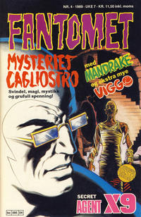 Cover for Fantomet (Semic, 1976 series) #4/1989