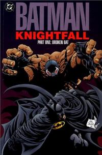 Cover Thumbnail for Batman: Knightfall (DC, 1993 series) #1 [2000 edition] - Broken Bat [Second Printing]