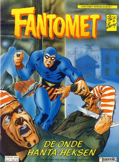 Cover for Fantomet Spesialalbum (Semic, 1986 series) #7 - De onde - Hanta-heksen