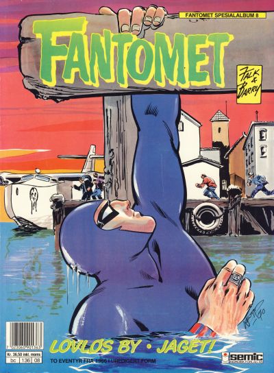 Cover for Fantomet Spesialalbum (Semic, 1986 series) #8 - Lovløs by - Jaget!