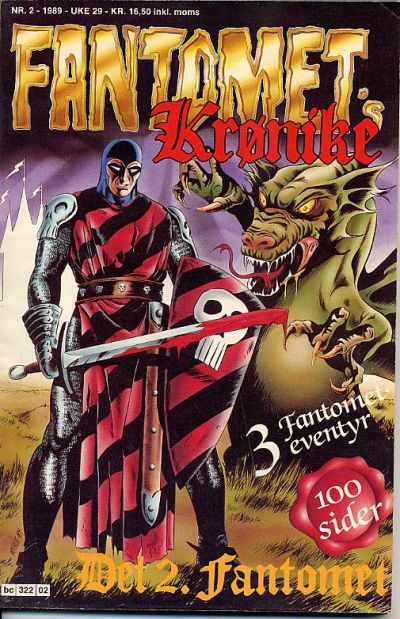 Cover for Fantomets krønike (Semic, 1989 series) #2/1989