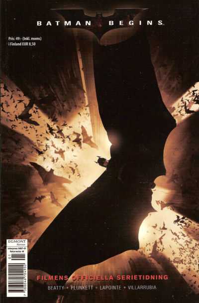 Cover for Batman Begins: Filmens officiella serietidning (Egmont, 2005 series) #[nn]