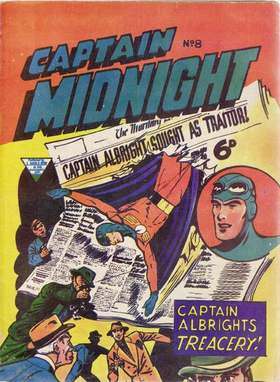 Cover for Captain Midnight (L. Miller & Son, 1962 series) #8