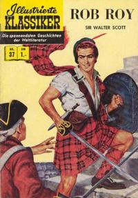Cover Thumbnail for Illustrierte Klassiker [Classics Illustrated] (BSV - Williams, 1956 series) #37 - Rob Roy [HLN 38]