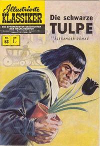 Cover Thumbnail for Illustrierte Klassiker [Classics Illustrated] (BSV - Williams, 1956 series) #53 - Die schwarze Tulpe [HLN 56]