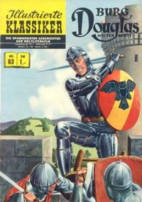 Cover Thumbnail for Illustrierte Klassiker [Classics Illustrated] (BSV - Williams, 1956 series) #63 - Burg Douglas [HLN 66]