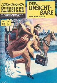 Cover Thumbnail for Illustrierte Klassiker [Classics Illustrated] (BSV - Williams, 1956 series) #81 - Der Unsichtbare [HLN 81]