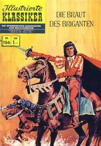 Cover Thumbnail for Illustrierte Klassiker [Classics Illustrated] (BSV - Williams, 1956 series) #156 - Die Braut des Briganten