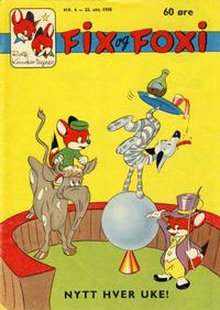 Cover Thumbnail for Fix og Foxi (Oddvar Larsen; Odvar Lamer, 1958 series) #4/1958