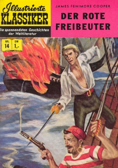 Cover for Illustrierte Klassiker [Classics Illustrated] (BSV - Williams, 1956 series) #14 - Der Rote Freibeuter [HLN 16]