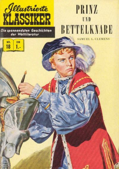 Cover for Illustrierte Klassiker [Classics Illustrated] (BSV - Williams, 1956 series) #18 - Prinz und Bettelknabe  [HLN 32]
