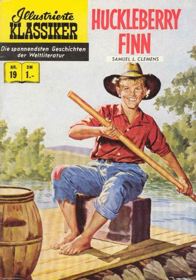 Cover for Illustrierte Klassiker [Classics Illustrated] (BSV - Williams, 1956 series) #19 - Huckleberry Finn [HLN 32]