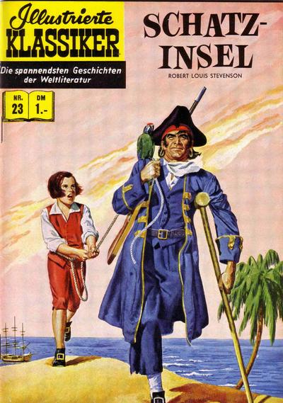 Cover for Illustrierte Klassiker [Classics Illustrated] (BSV - Williams, 1956 series) #23 - Schatzinsel [HLN 32]