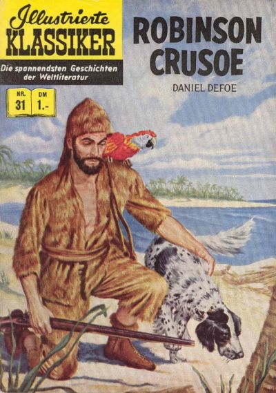 Cover for Illustrierte Klassiker [Classics Illustrated] (BSV - Williams, 1956 series) #31 - Robinson Crusoe [HLN 32]