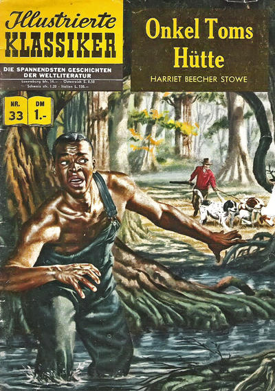 Cover for Illustrierte Klassiker [Classics Illustrated] (BSV - Williams, 1956 series) #33 - Onkel Toms Hütte [HLN 34]