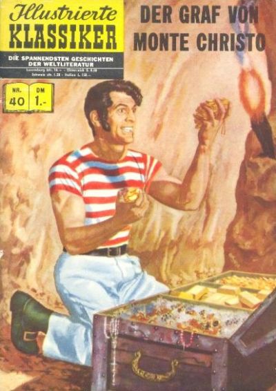 Cover for Illustrierte Klassiker [Classics Illustrated] (BSV - Williams, 1956 series) #40 - Der Graf von Monte Christo [HLN 40]