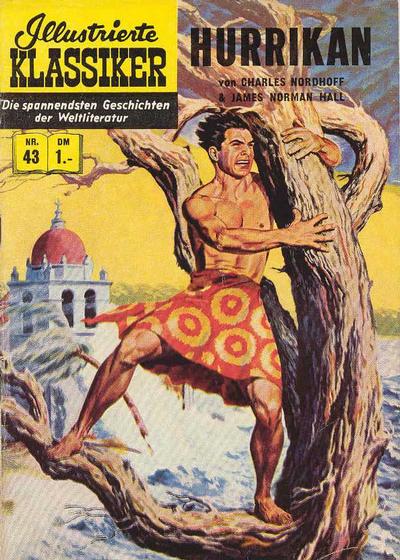 Cover for Illustrierte Klassiker [Classics Illustrated] (BSV - Williams, 1956 series) #43 - Hurrikan [HLN 44]