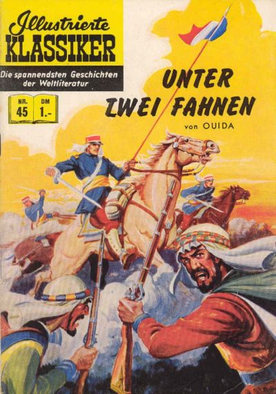 Cover for Illustrierte Klassiker [Classics Illustrated] (BSV - Williams, 1956 series) #45 - Unter zwei Fahnen [HLN 48]