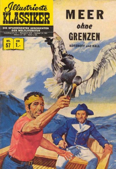 Cover for Illustrierte Klassiker [Classics Illustrated] (BSV - Williams, 1956 series) #57 - Meer ohne Grenzen [HLN 60]